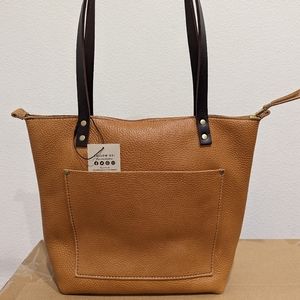 Portland Leather Goods - Dune Premium Zipped Medium Tote - New